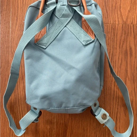 Kånken Mini Backpack - Blue and Tan - Picture 6 of 10